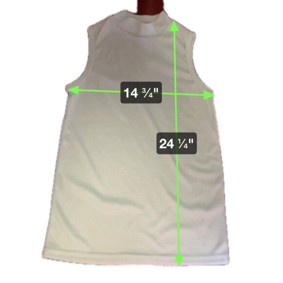 Land 'n Sea NWT Light Blue Sleeveless High Neck Top SZ Medium - Picture 6 of 7